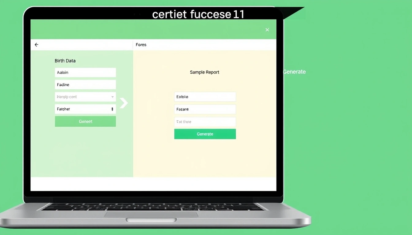 How to order natal chart premium report interface