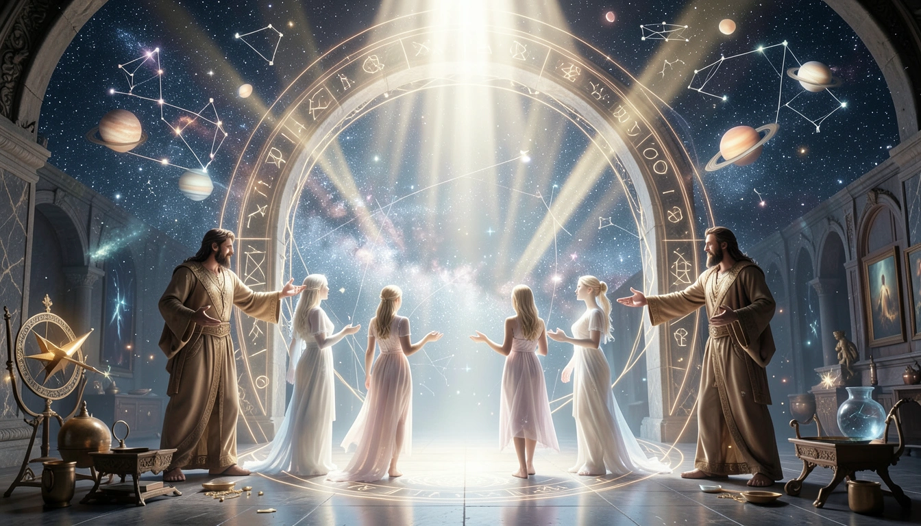 Cosmic portal with inclusive light rays for feedback