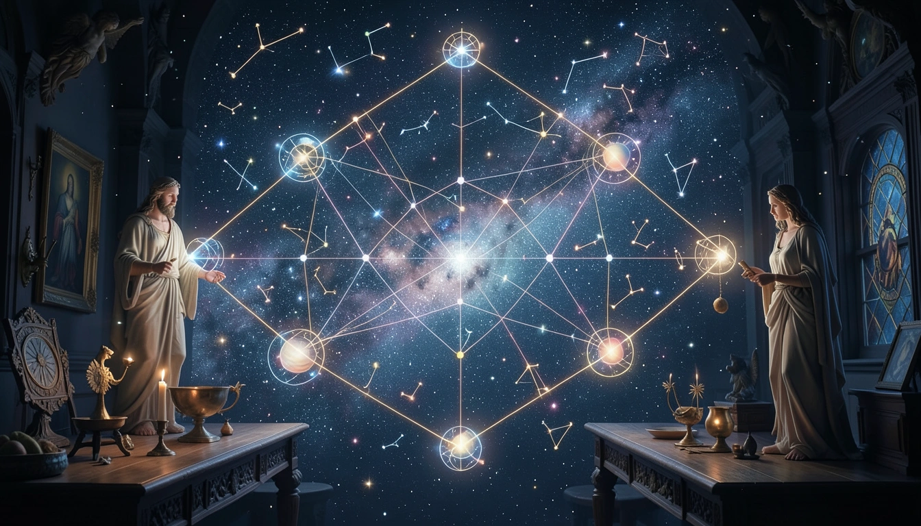 Cosmic web of interconnected planetary affiliate nodes