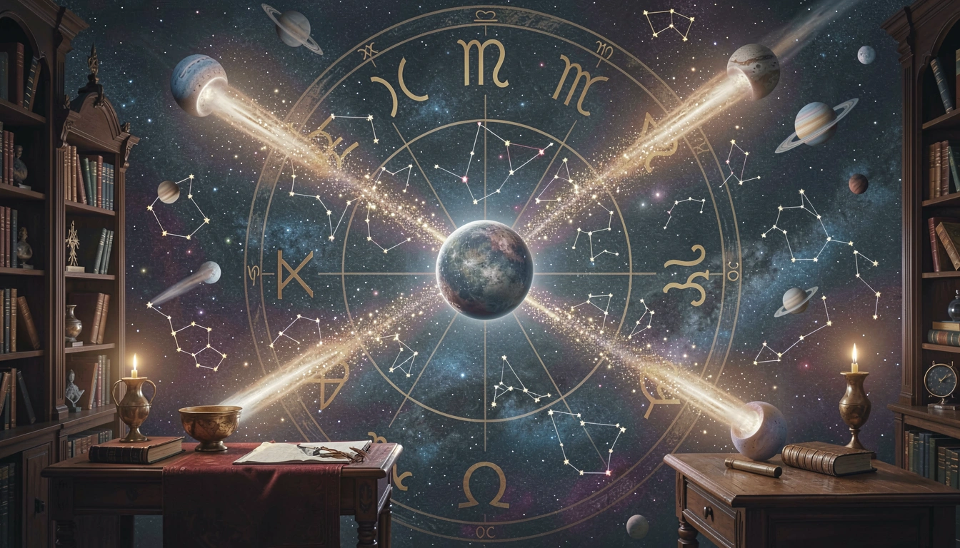 Comets as third-party cookies connecting to astrological hub