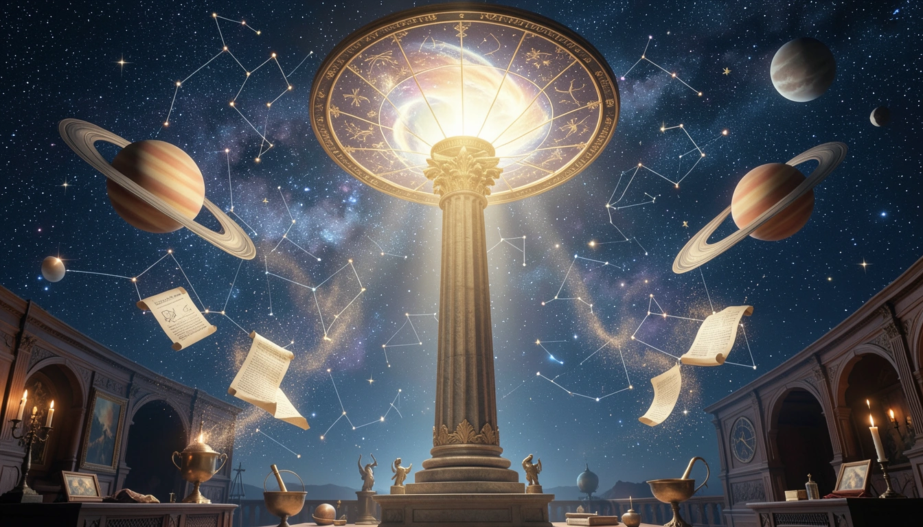 Celestial pillar representing legal compliance