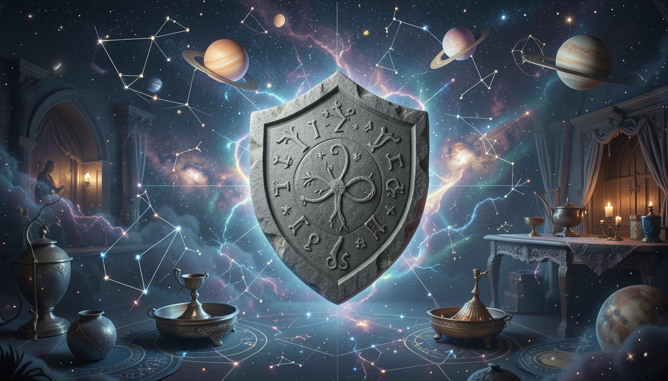 Zodiac shield protecting against cosmic storms