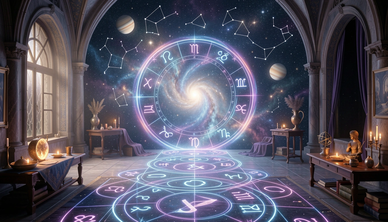Cosmic portal starting an astrology journey