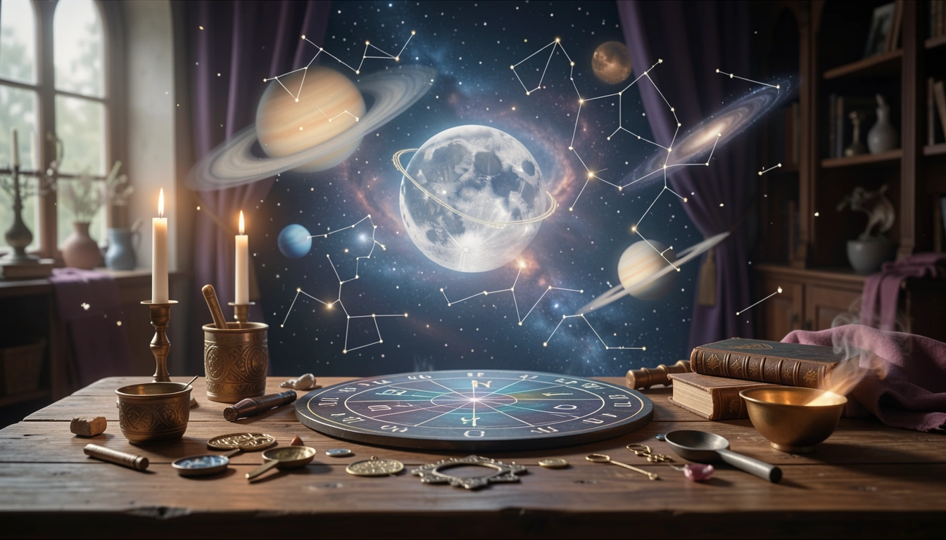 Free Lunar Return Chart Calculator - Lunar Return vs. Natal Chart