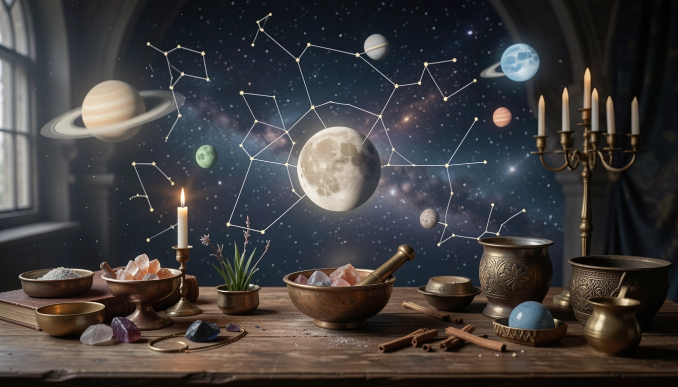 Free Lunar Return Chart Calculator - Planets and Aspects in Your Lunar Return