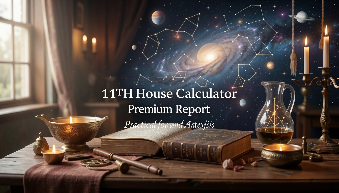 11TH House Premium Analysis Report - Practical Advice and Next Steps for Your 11th House Analysis