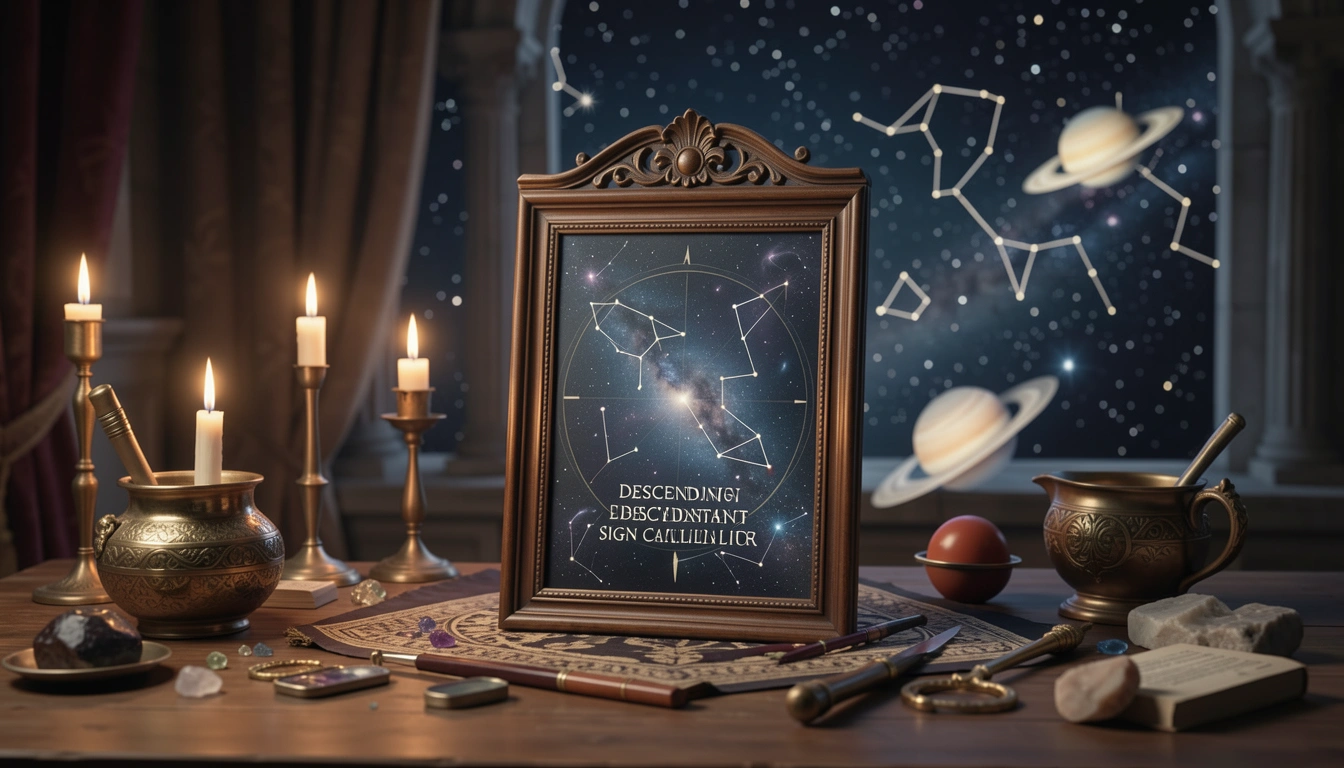 Free Descendant Sign Calculator (Descending) - Descendant Sign and Subconscious Inner Life