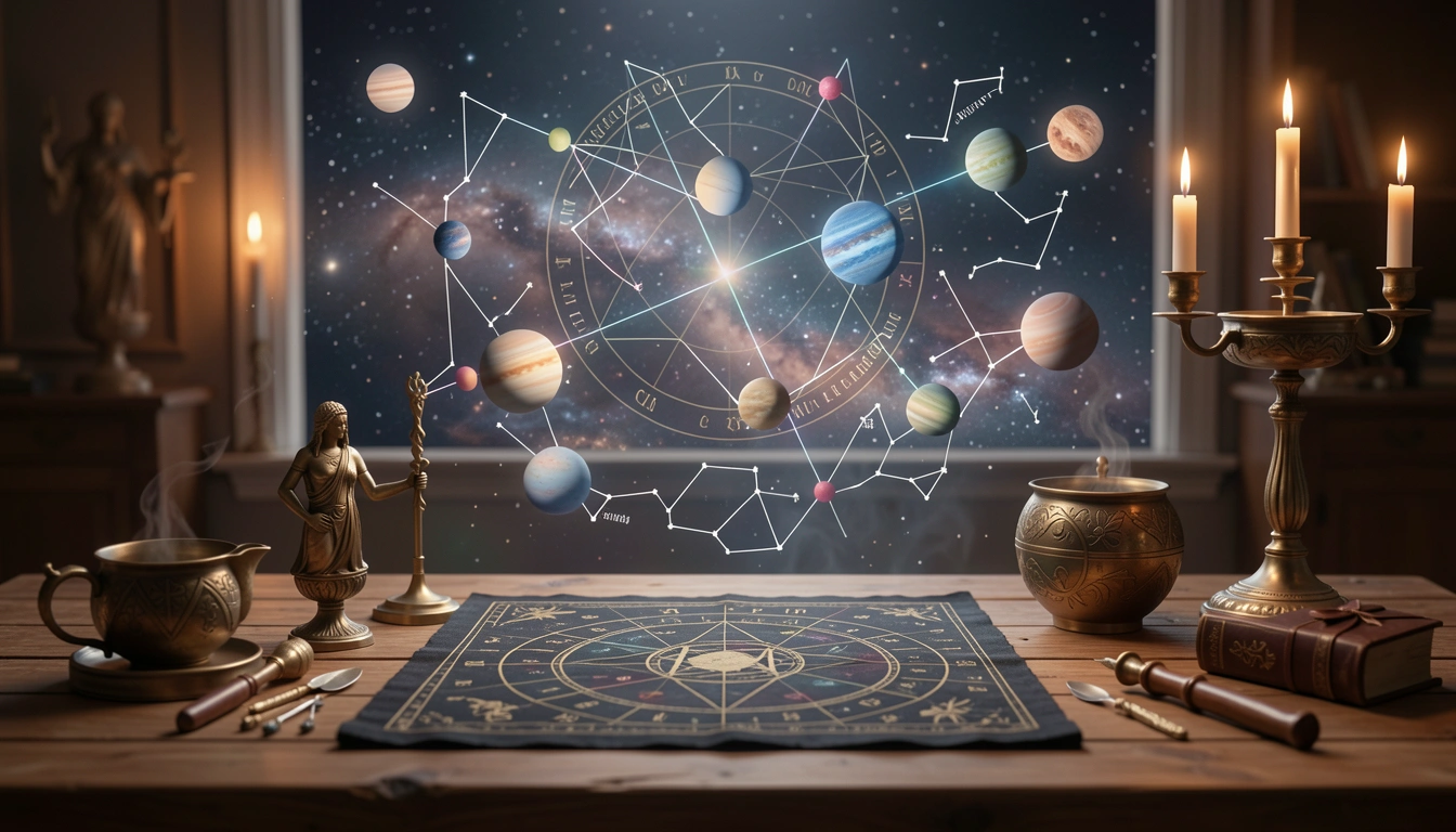 Free Dominant Planet Calculator - Planetary Influences and Aspects in Free Dominant Planet