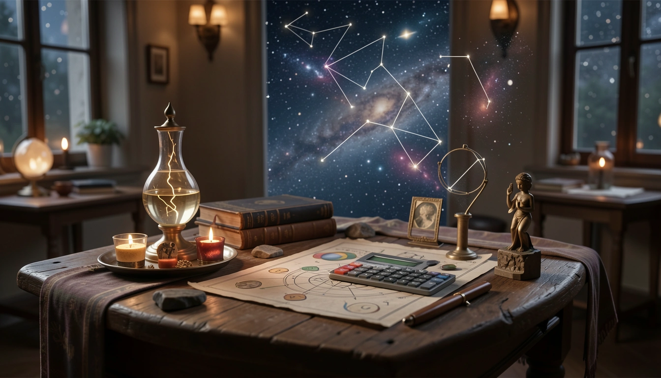 Free Elements and Modalities Calculator - Elements and Modalities vs Planetary Aspects