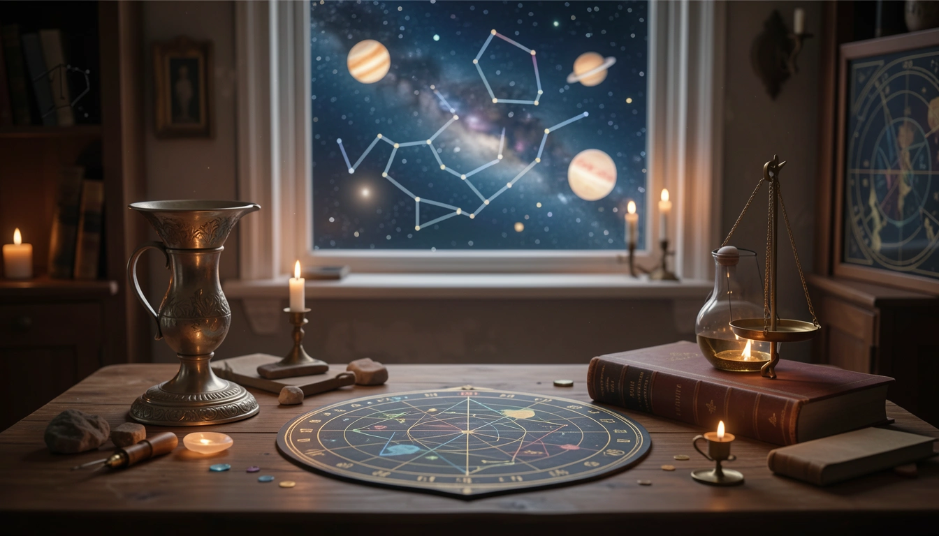 Horary Chart Calculator - How Horary Astrology Answers Yes or No Questions