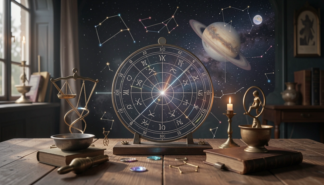 Horary Chart Calculator - Applying and Separating Aspects Explained