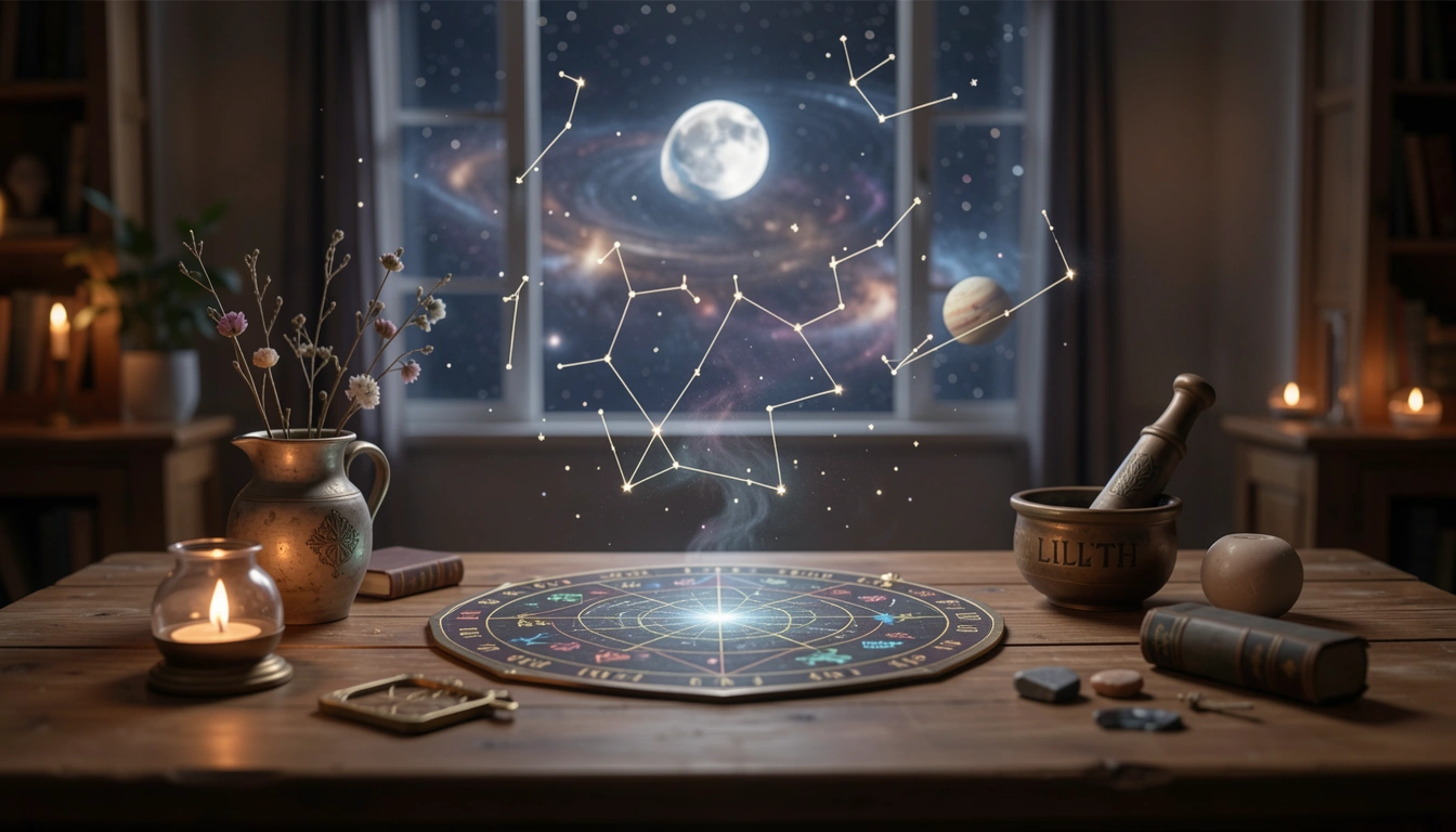 Free Lilith Sign Calculator (Black Moon) - Lilith vs North Node in Astrology