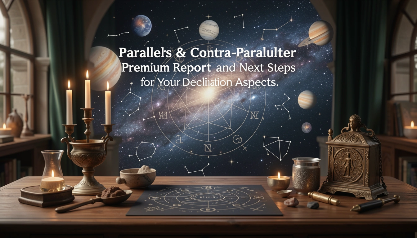 Parallels & Contra-Parallels Premium Analysis Report - Practical Advice and Next Steps for Your Declination Aspects