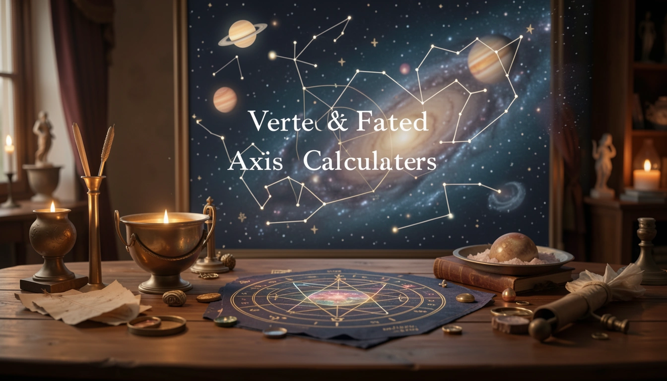 Vertex & Fated Encounters Axis Calculator - Vertex and Anti-Vertex in Love and Relationships