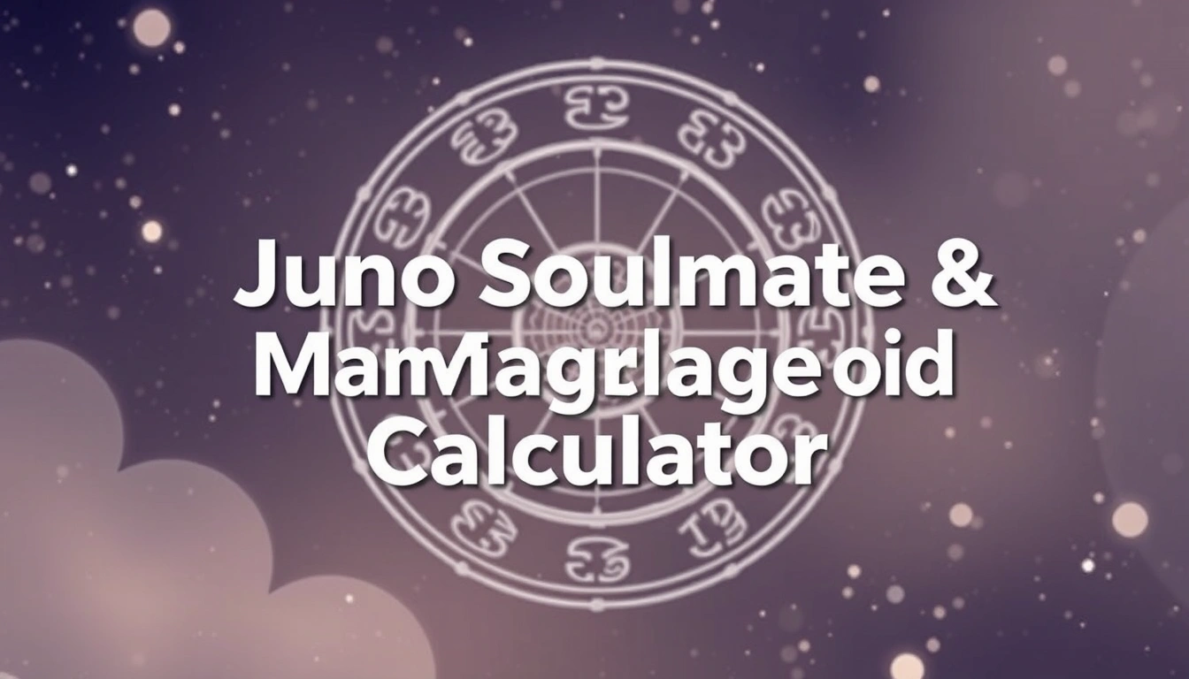 Juno Soulmate & Marriage Asteroid Calculator - How Does a Juno Soulmate & Marriage Asteroid Calculator Work?