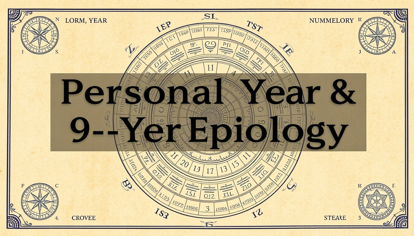 Personal Year & 9-Year Epicycle Numerology Premium Analysis Report - What Does Your Personal Year & 9-Year Epicycle Numerology Premium Analysis Reveal?