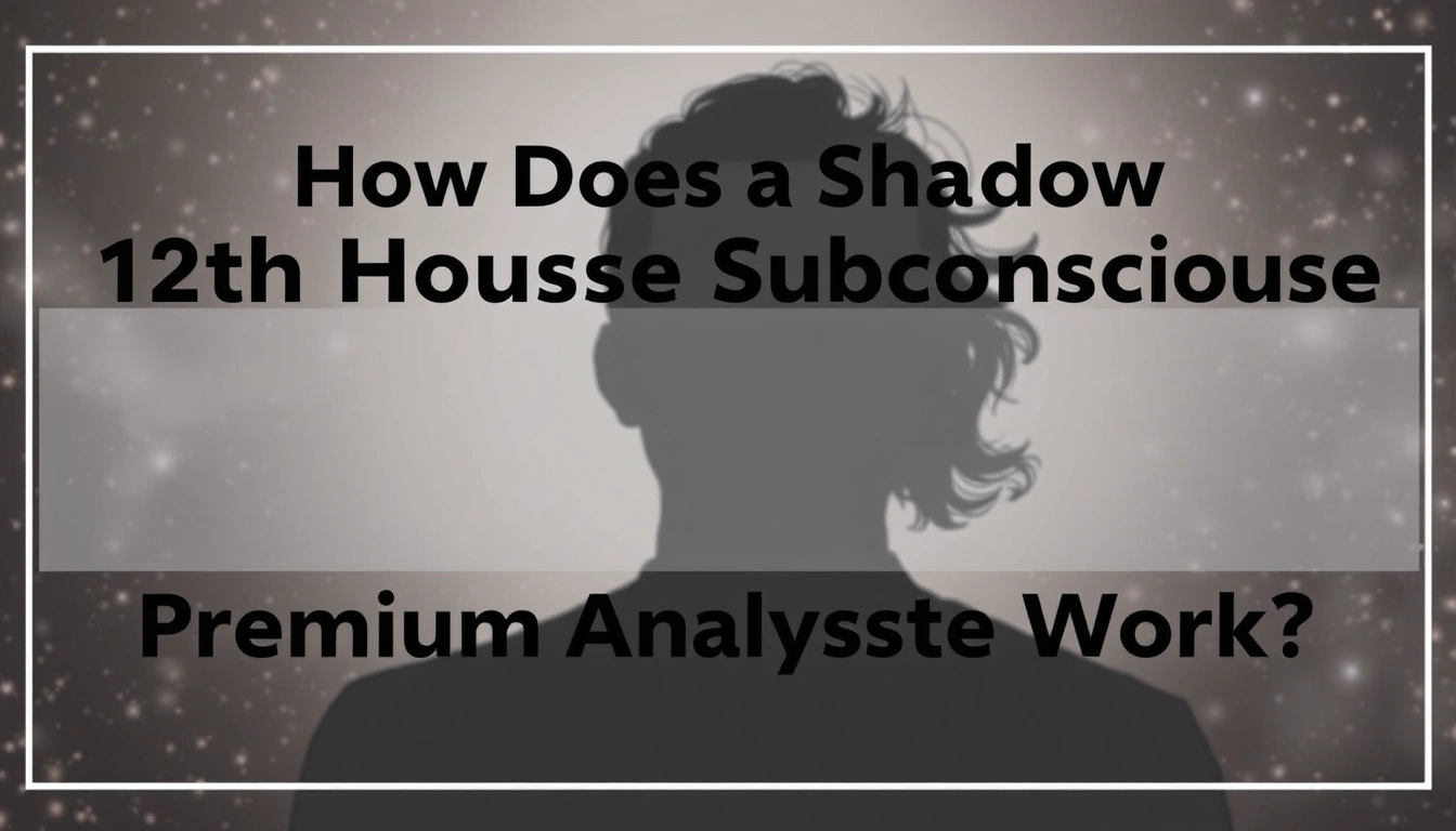 Shadow Self & 12th House Subconscious Premium Analysis Report - How Does a Shadow Self & 12th House Subconscious Premium Analysis Report Work?