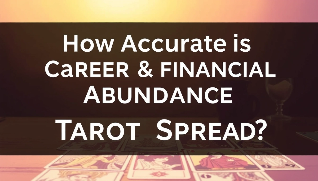 Career & Financial Abundance Tarot Spread - How Accurate Is Career & Financial Abundance Tarot Spread?
