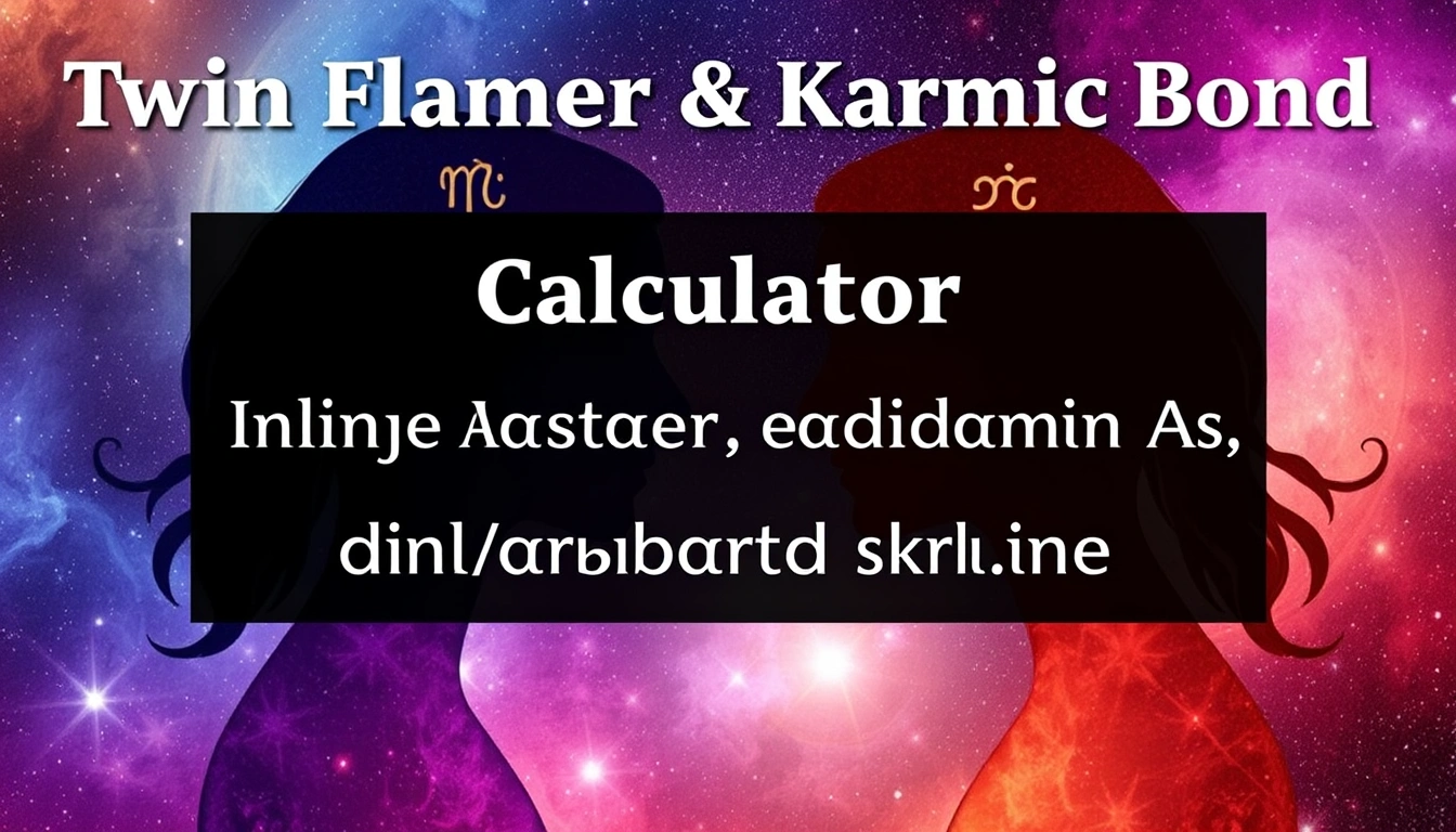 Twin Flame & Karmic Bond Synastry Calculator - Challenging Aspects and Growth Areas in Twin Flame & Karmic Bond Synastry
