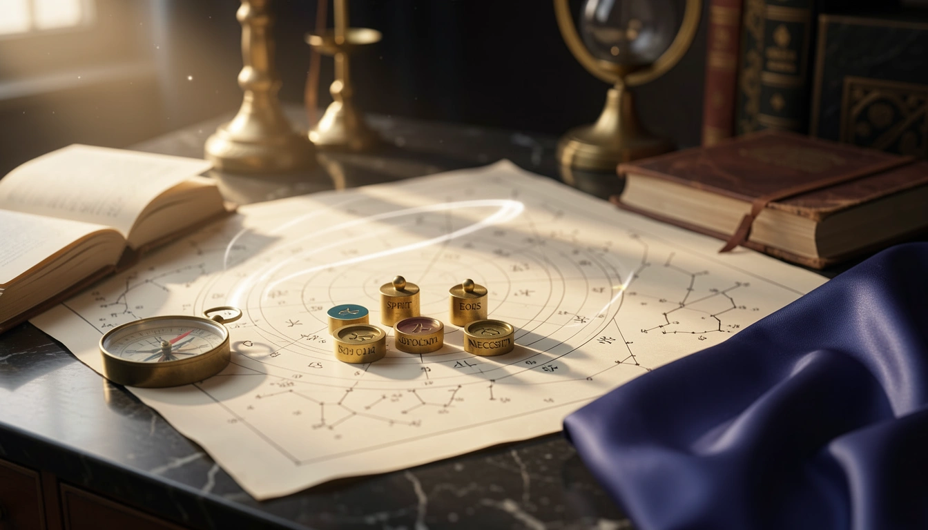 Calculate key traditional Arabic parts including the Lot of Spirit, Lot of Eros, and Lot of Necessity in your personalized premium report. Calculate key traditional Arabic parts including the Lot of Spirit, Lot of Eros, and Lot of Necessity in your personalized premium report.