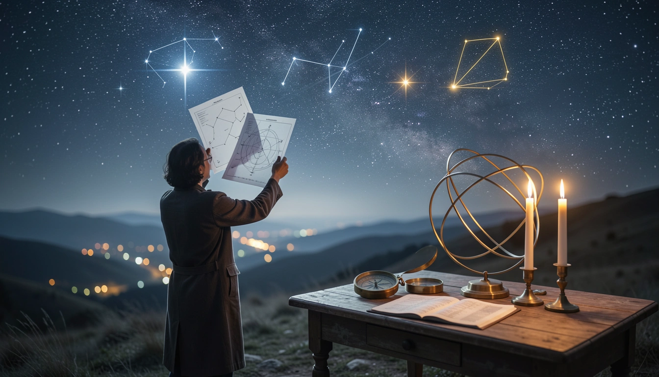 Find conjunctions between key fixed stars like Sirius, Regulus, or Algol and your natal planets in your personalized premium report. Find conjunctions between key fixed stars like Sirius, Regulus, or Algol and your natal planets in your personalized premium report.