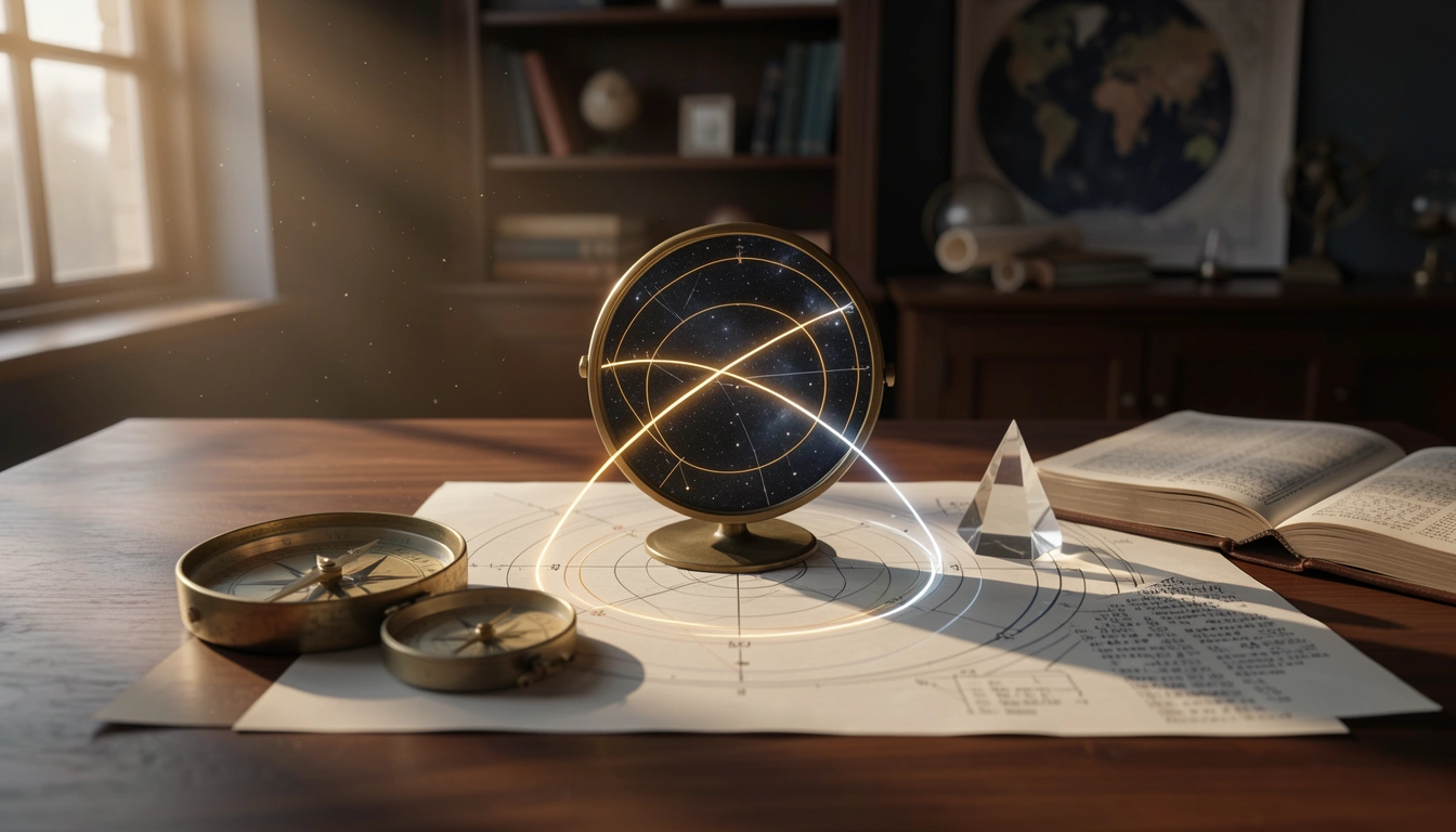 Calculate solstice mirror points (antiscia) and equinox points (contra-antiscia) to uncover hidden planetary connections and shadow aspects in your birth chart. Calculate solstice mirror points (antiscia) and equinox points (contra-antiscia) to uncover hidden planetary connections and shadow aspects in your birth chart.