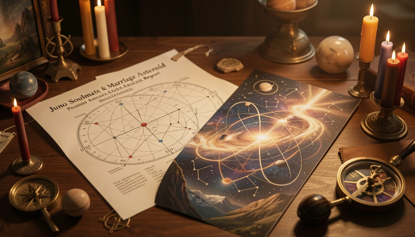 Comprehensive astrological analysis, planetary mechanics, and actionable insights for Juno Soulmate & Marriage Asteroid Premium Analysis Report. Discover k Comprehensive astrological analysis, planetary mechanics, and actionable insights for Juno Soulmate & Marriage Asteroid Premium Analysis Report. Discover k